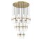 Z-Lite Cayden Chandelier, 27-Light, 36 In.W x 16.75 In.H, Modern Gold/Clear + Etched Opal 1946P-27R-MGLD - alternate 5